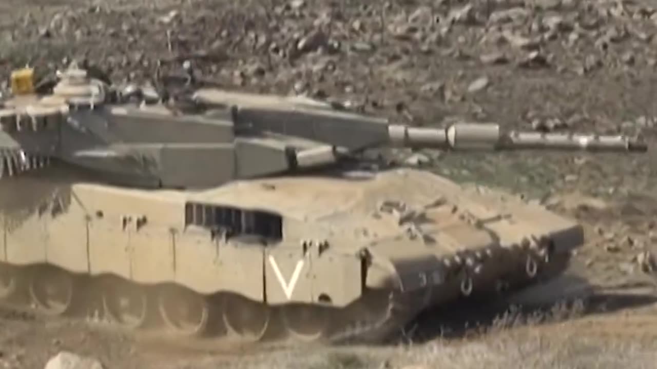 Israeli soldiers boasts about running over Palestinians with a tank