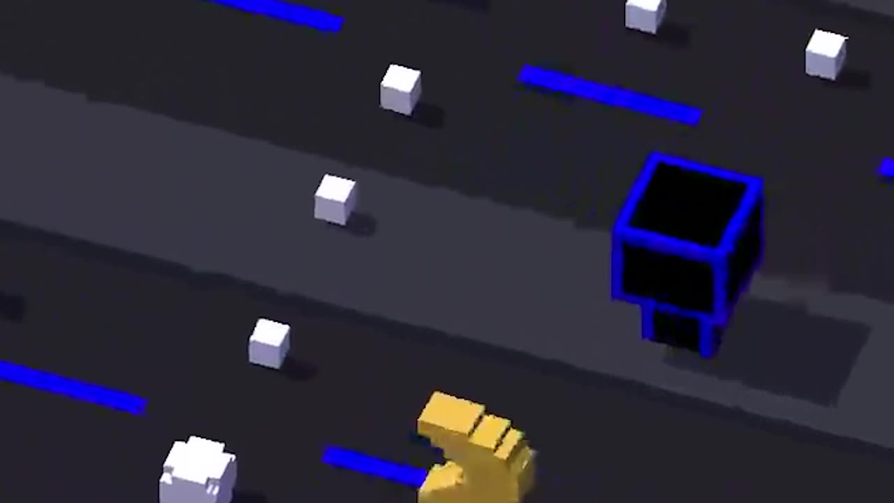 Pac Man Crossy Road Run