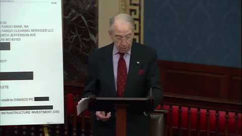 Sen.Grassley - financial dealings between the Chinese Communist Party, Hunter and James Biden