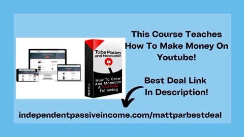 Matt Par shows how to make $60,000 monthly on YouTube free training course.