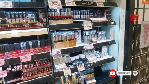 Singapore 🇸🇬 Mustafa CenterCosmetics Section in MustafaShopping in Mustafa Center