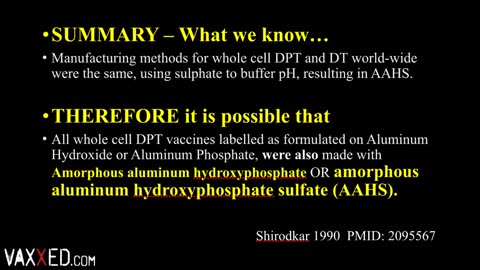 Merck's dirty little secret. Vaccines and aluminum history you are not supposed to know.