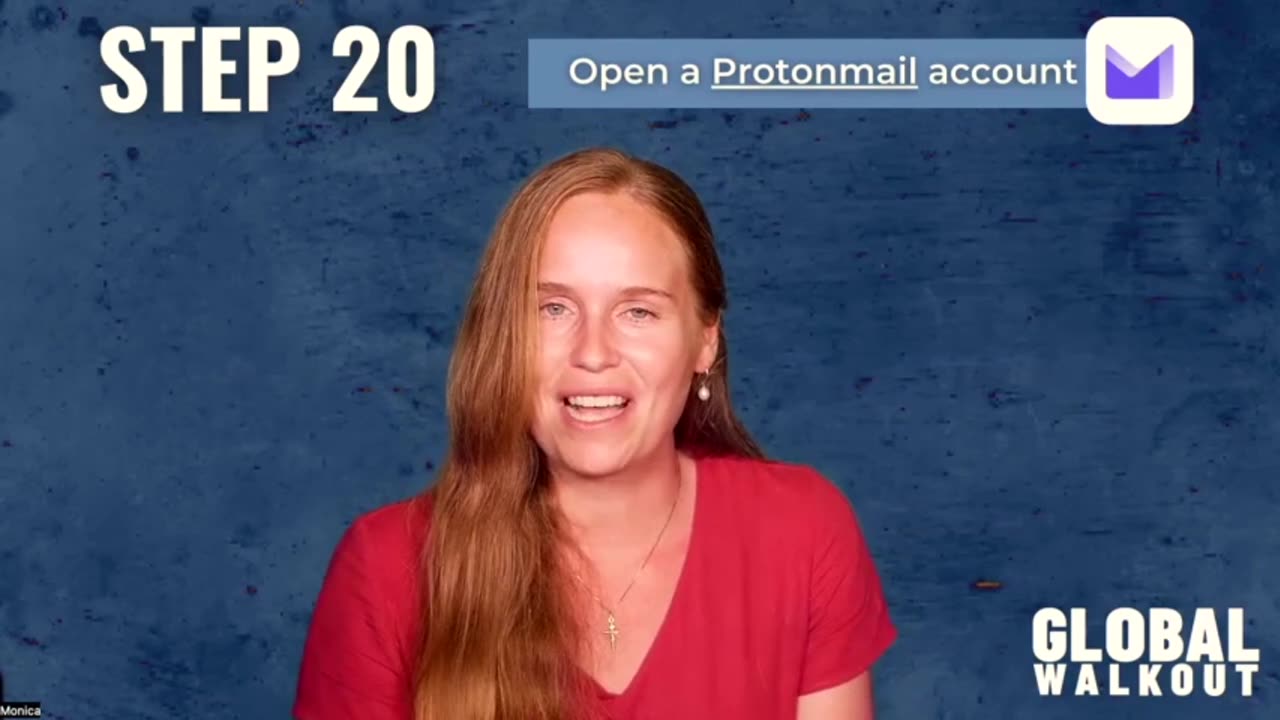 Global Walkout Step 20 - 12 Mar 2023 - Open a Protonmail Account