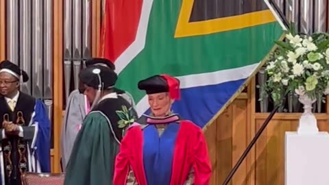 Elon’s mom, Dr Maye Musk honored with a PHD in South Africa