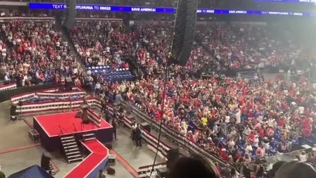 The turnout to Trump and Biden's rally had varying results