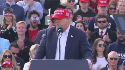 "Not ONE MORE American life should be lost to migrant crime" TRUMP Ohio Rally