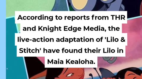 Maia Kealoha is reported to play Lilo in live-action adaptation