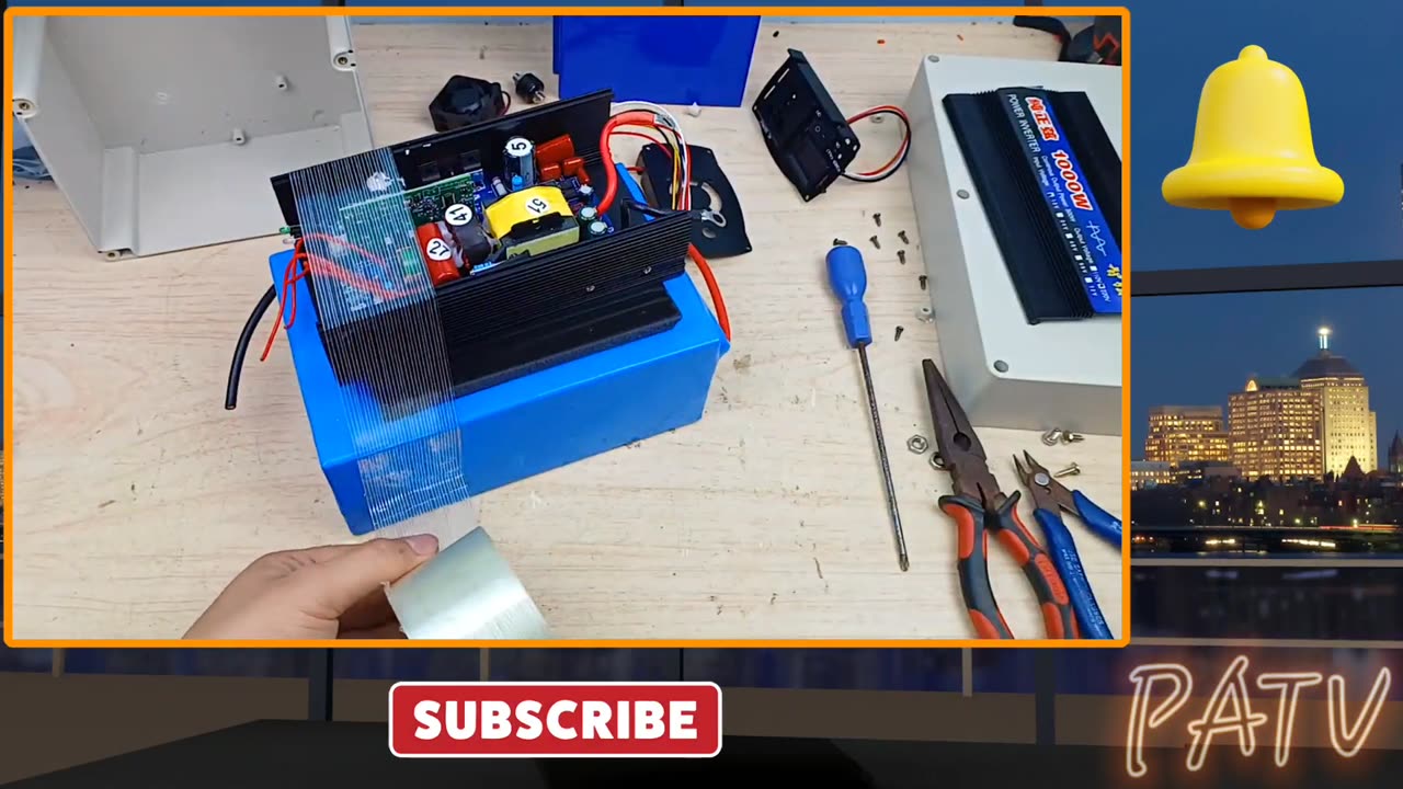 #RealityTV 📺 ~ #HowTo Build Free 1kWh DIY Solar Generator - 220v Mobile Power Station🔋