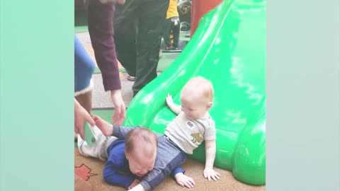 Funny Babies playing