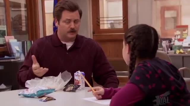 Politics - Ron Swanson Teaches Kids About Corrupt Government Taxes