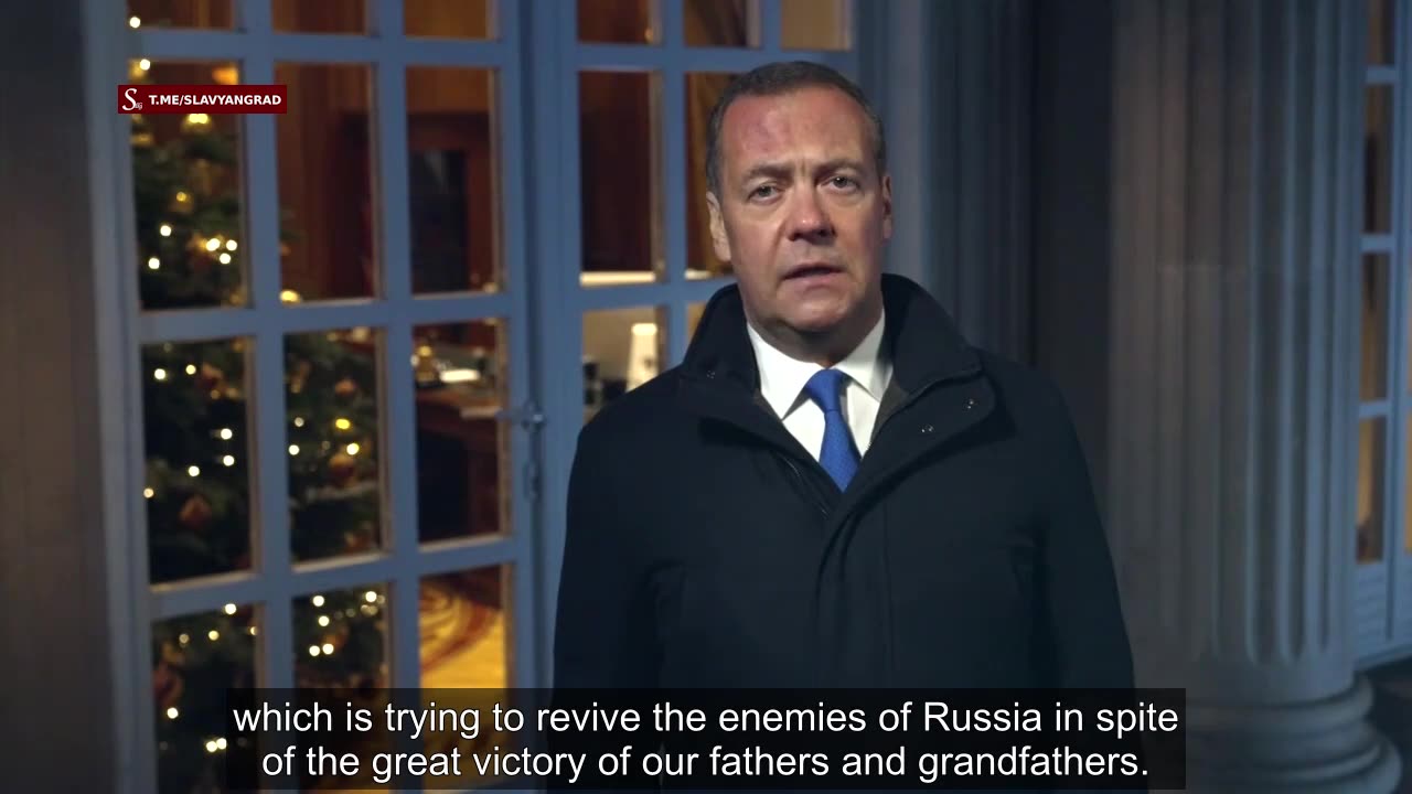 Happy New Year message from Dimitri Medvedev