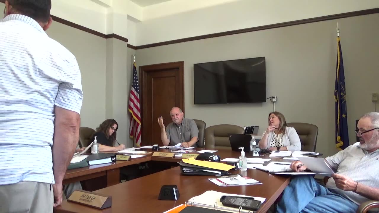 Spencer County Indiana Commissioners Meeting 6-26-23