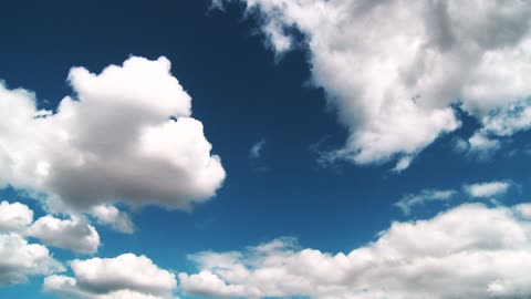 Blue Sky and Clouds Timelapse