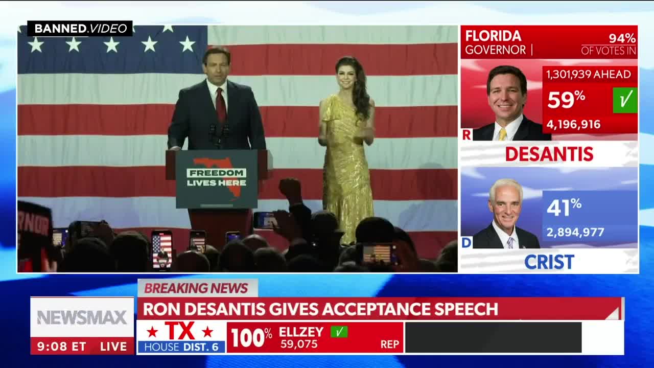 BREAKING Ron DeSantis Red Tsunami Destroys Dirty Democrats In Florida