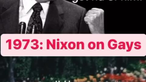 Nixon on homosexuality and perverts