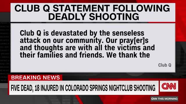 Colorado shootings at the Gay club