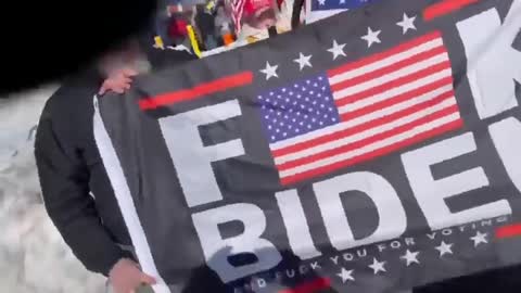 American Truckers Rally In Buffalo NY To Support Canadian Freedom Convoy, Plans For Washington DC