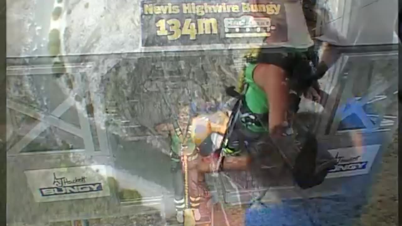 Nevis Bungy Jump - SCARED