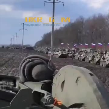 Another convoy of automotive and armored vehicles