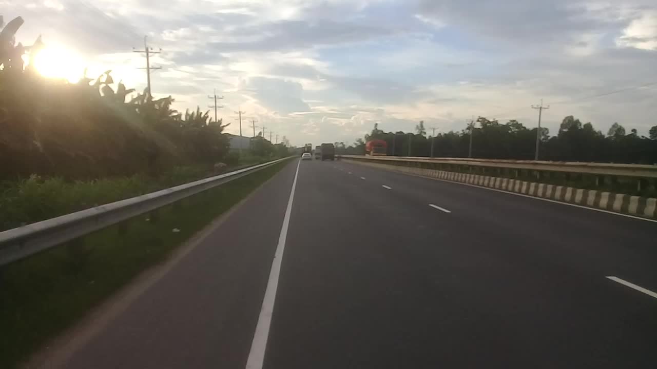 Dhaka tangail highway road on bangladesh