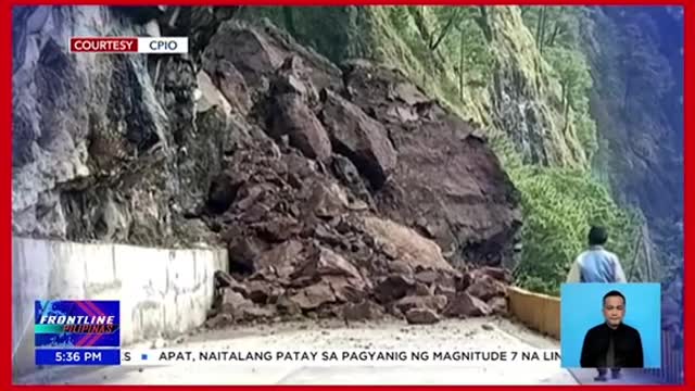 llang kalsada sa Baguio at Benguet, sarado muna dahil sa mga rockslide