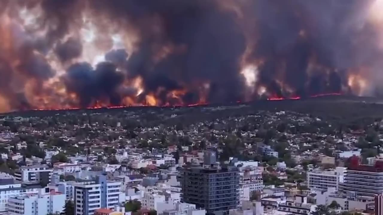 Fires rage in central Argentina