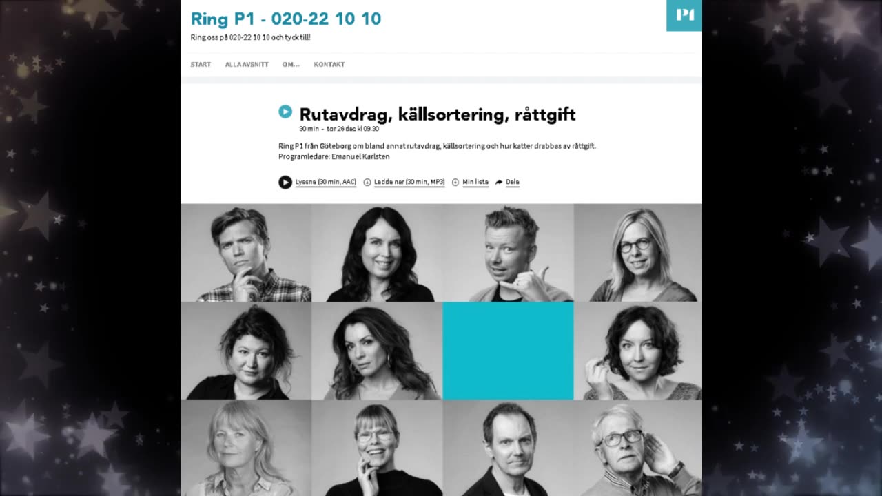 Gösta och P1