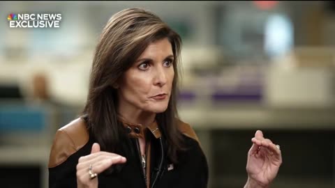 Nikki Haley spent a minute essentially defending Hunter Biden.