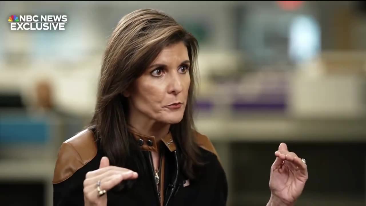 Nikki Haley spent a minute essentially defending Hunter Biden.