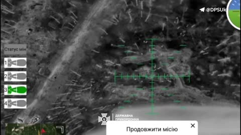 Ukrainian Heavy Bomber Drones Working on Severensky Forest