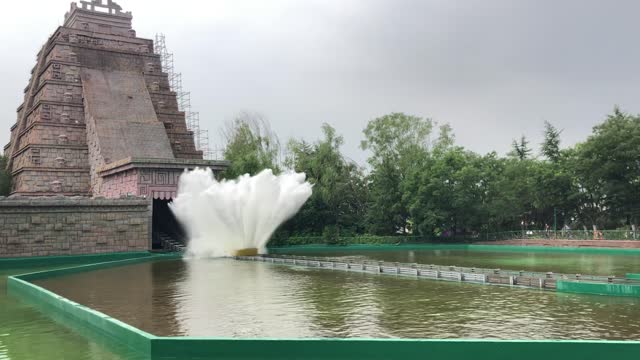 The torrent in the amusement park