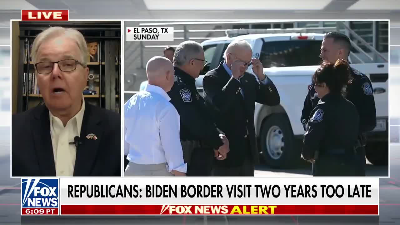 Biden doesn't want to know what's happening at the border: Dan Patrick