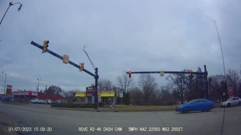 Drive From Taylor Post Office, Goddard, Taylor; To McDonald's, Telegraph/Hass, Dbn Hgts, MI, 1/7/23