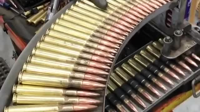 machine gun bullets belt loading__action__reaction