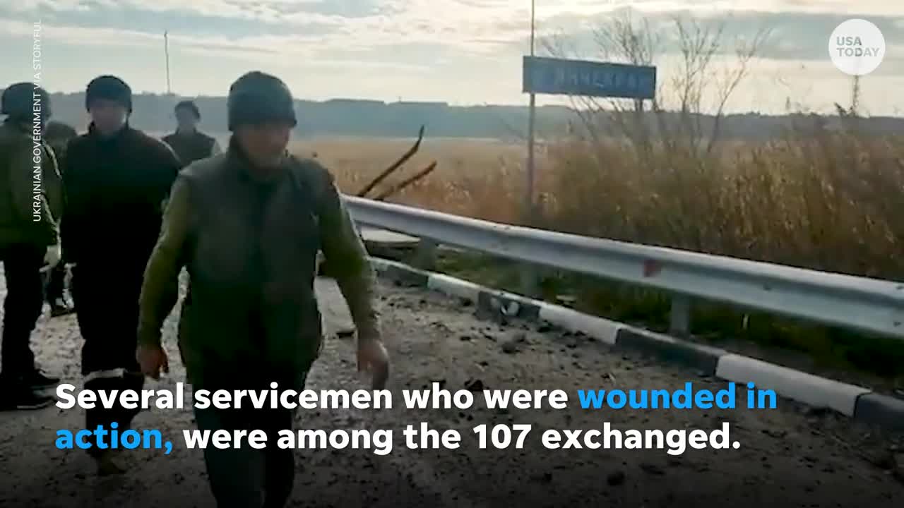 More than 100 Ukrainian soldiers return following Russia prisoner deal | USA TODAY US