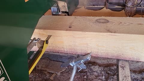 Milling some Southern yellow pine 2x6 boards