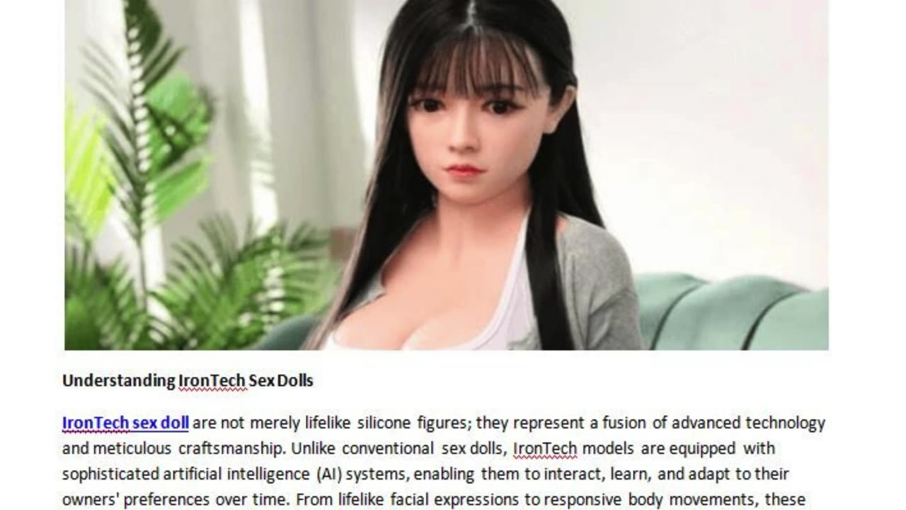 The Future of Pleasure: Unveiling the Innovation Behind Irontech Sex Dolls