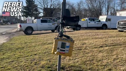 Devices to monitor the chemical contaminants are scattered all over Palestine Ohio