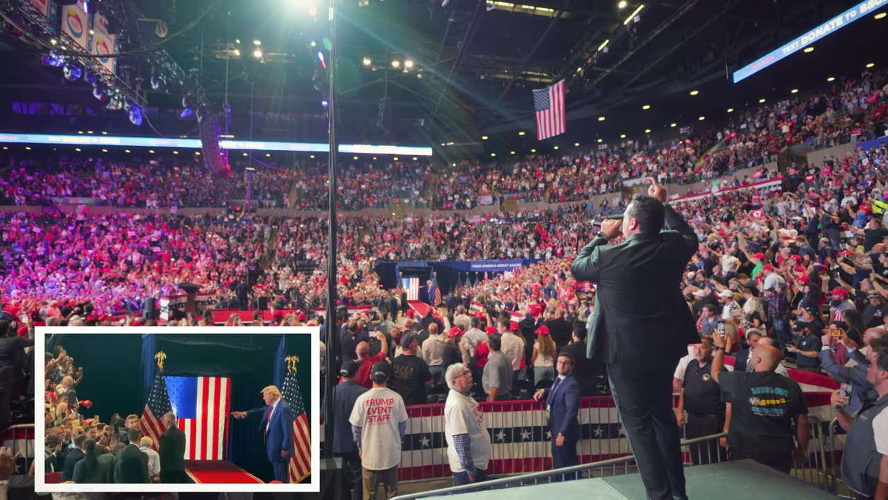 Nessun Dorma Opera performed at Trump Rally in UnionDale NY Sept 19th