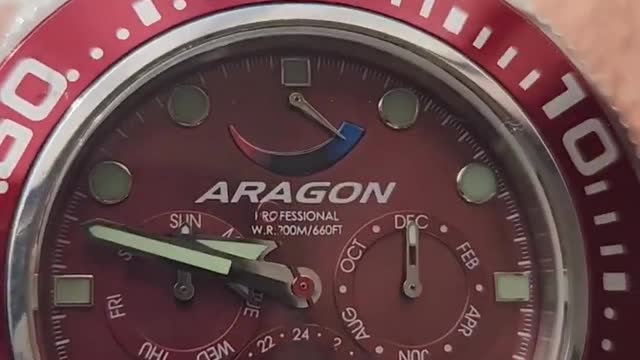 Aragon Beast watch on my wrist 2022