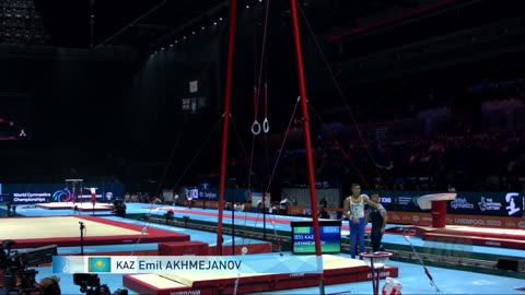 AKHMEJANOV Emil (KAZ) - 2022 Artistic Worlds, Liverpool (GBR) - Qualifications Rings