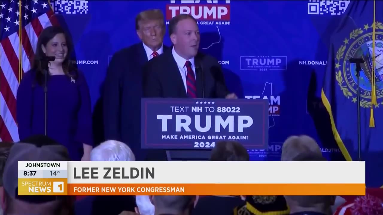 Elise Joins Trump in Concord, NH 01.23.2024