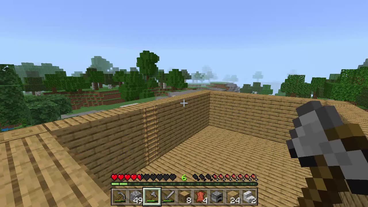 Rumble Minecraft Let's Play (ep 4) base improvements