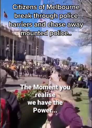 Anti-Covid Tyranny Protest in Australia