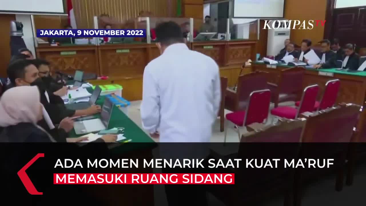 Kala Hakim Lupa Bertanya Kondisi Kesehatan Kuat Maruf di Sidang: Maaf, Saudara Sehat?