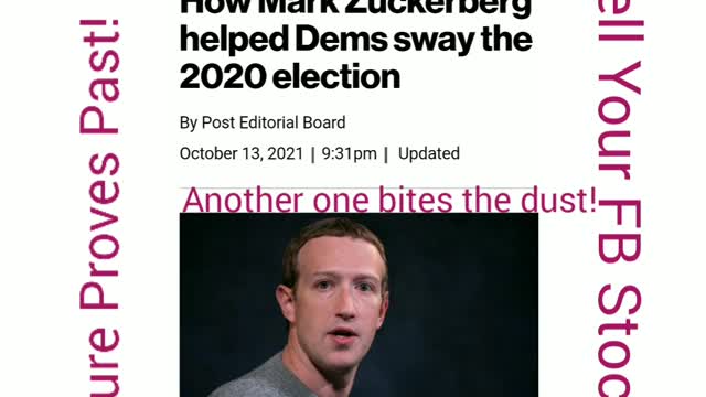 Sell Your FB Stock! Bye bye, Fuc....