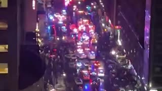 NYPD officers hit with a machete near times square