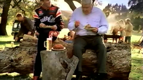 July 2000 - John Madden & Dale Jarrett Share Steak and Shrimp