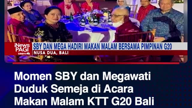 Bwi and his megawous sitting table at the acaramwill be the Balinese G20 summit tonight