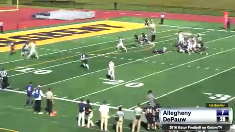 October 15, 2016 - DePauw Offense Scores 10 TDs in 69-21 Win at Allegheny